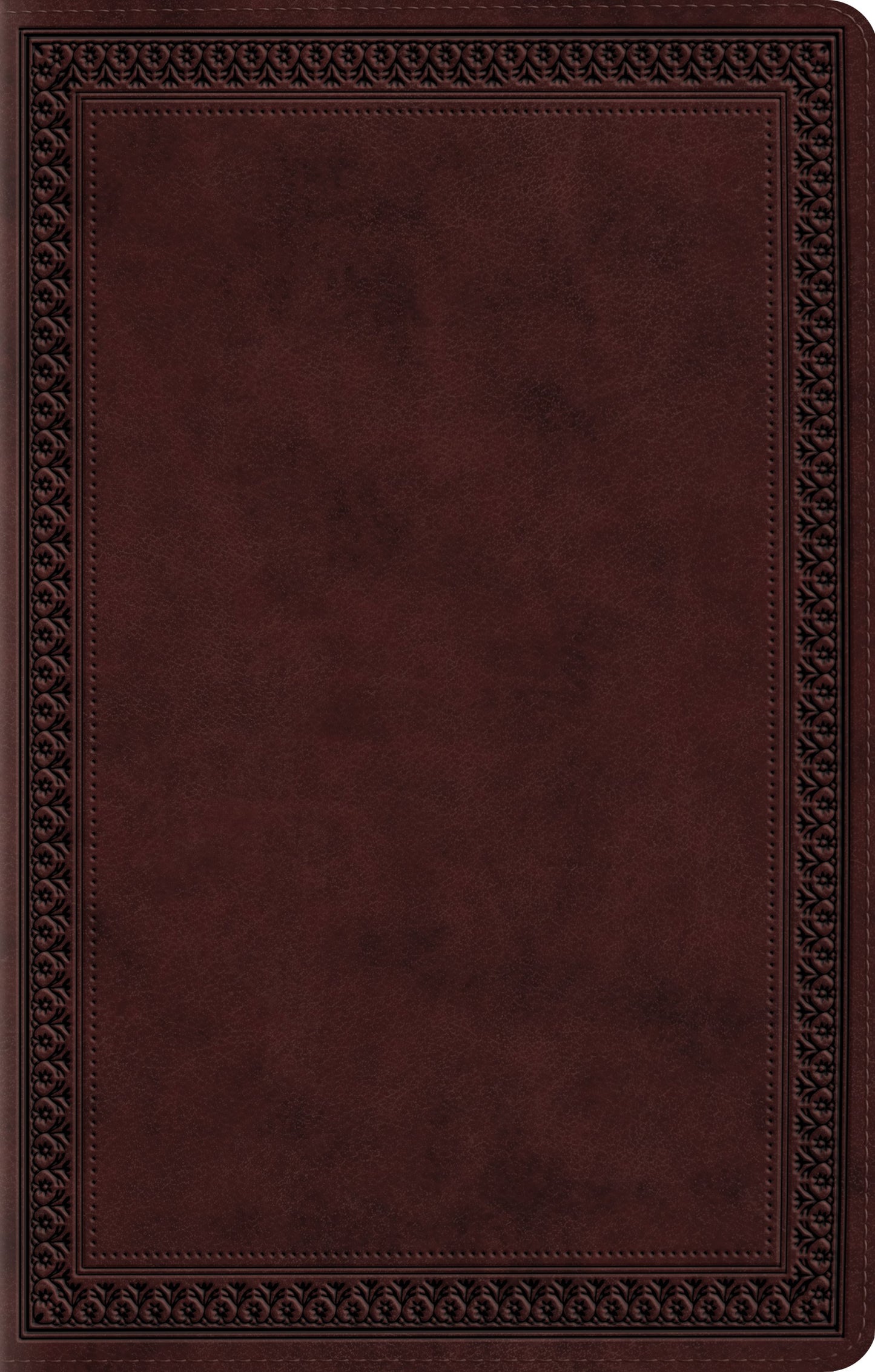 ESV Premium Gift Bible, TruTone, Mahogany, Border Design