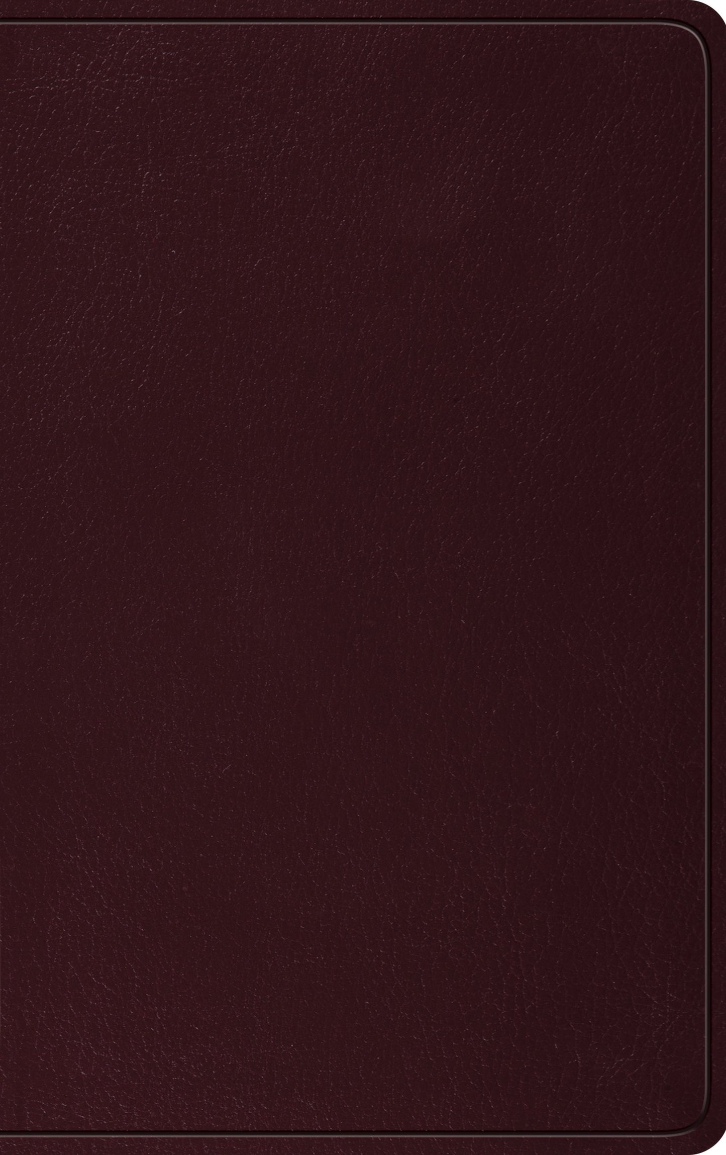 ESV Thinline Bible, Bonded Leather, Burgundy