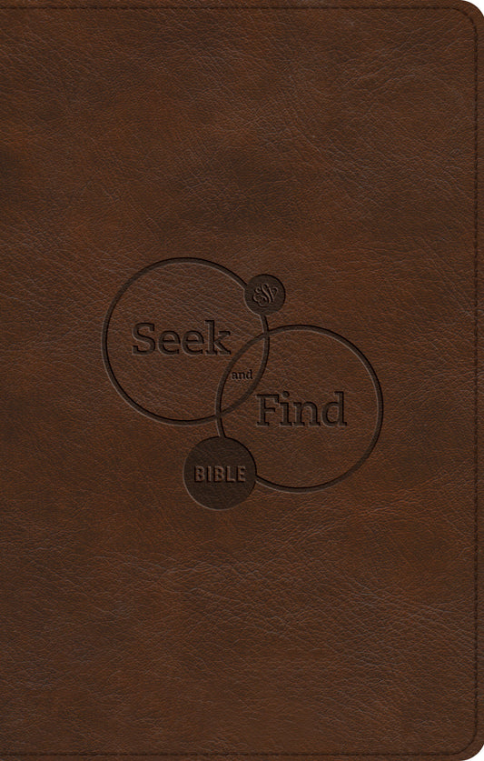 ESV Seek and Find Bible Imitation Leather, Brown
