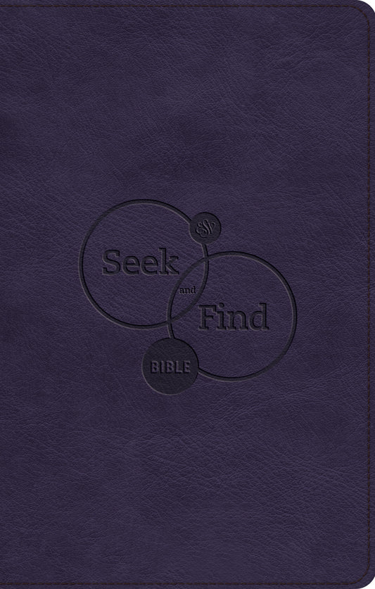ESV Seek and Find Bible Imitation Leather, Purple
