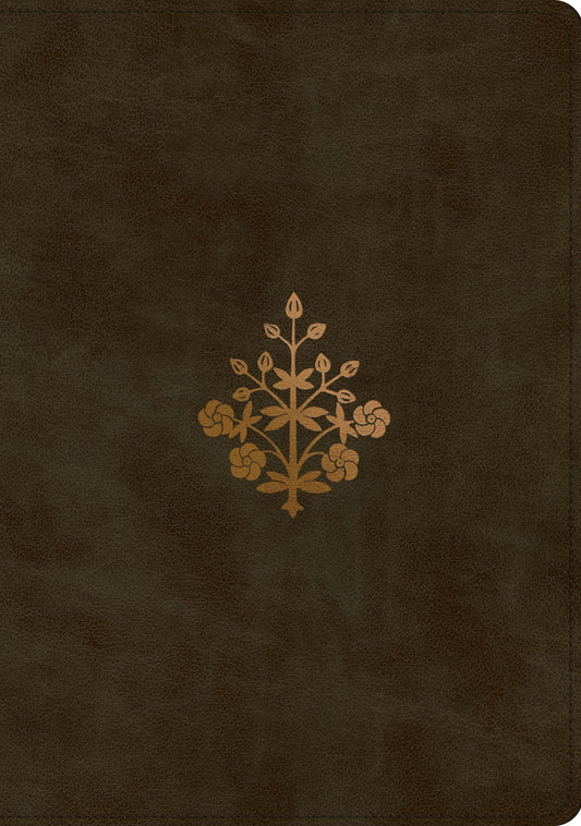 ESV Study Bible, TruTone, Olive, Branch Design