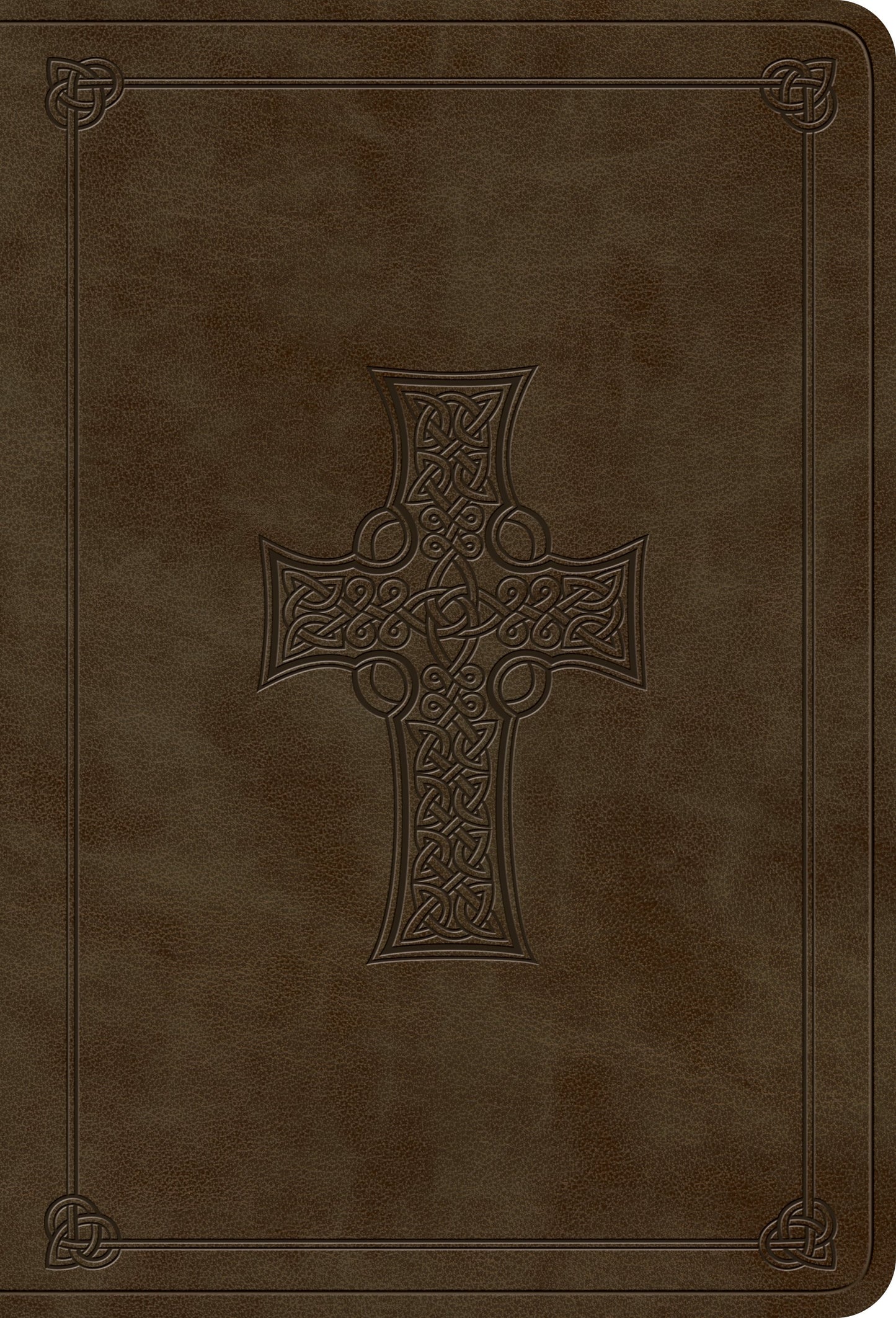ESV Value Large Print Compact Bible, TruTone, Olive, Celtic