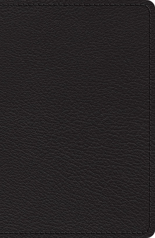 ESV Heirloom Single Column Legacy Bible, Black Goatskin