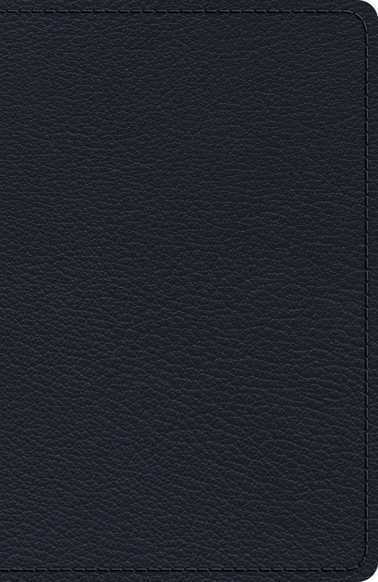 ESV Heirloom Single Column Legacy Bible, Blue Goatskin