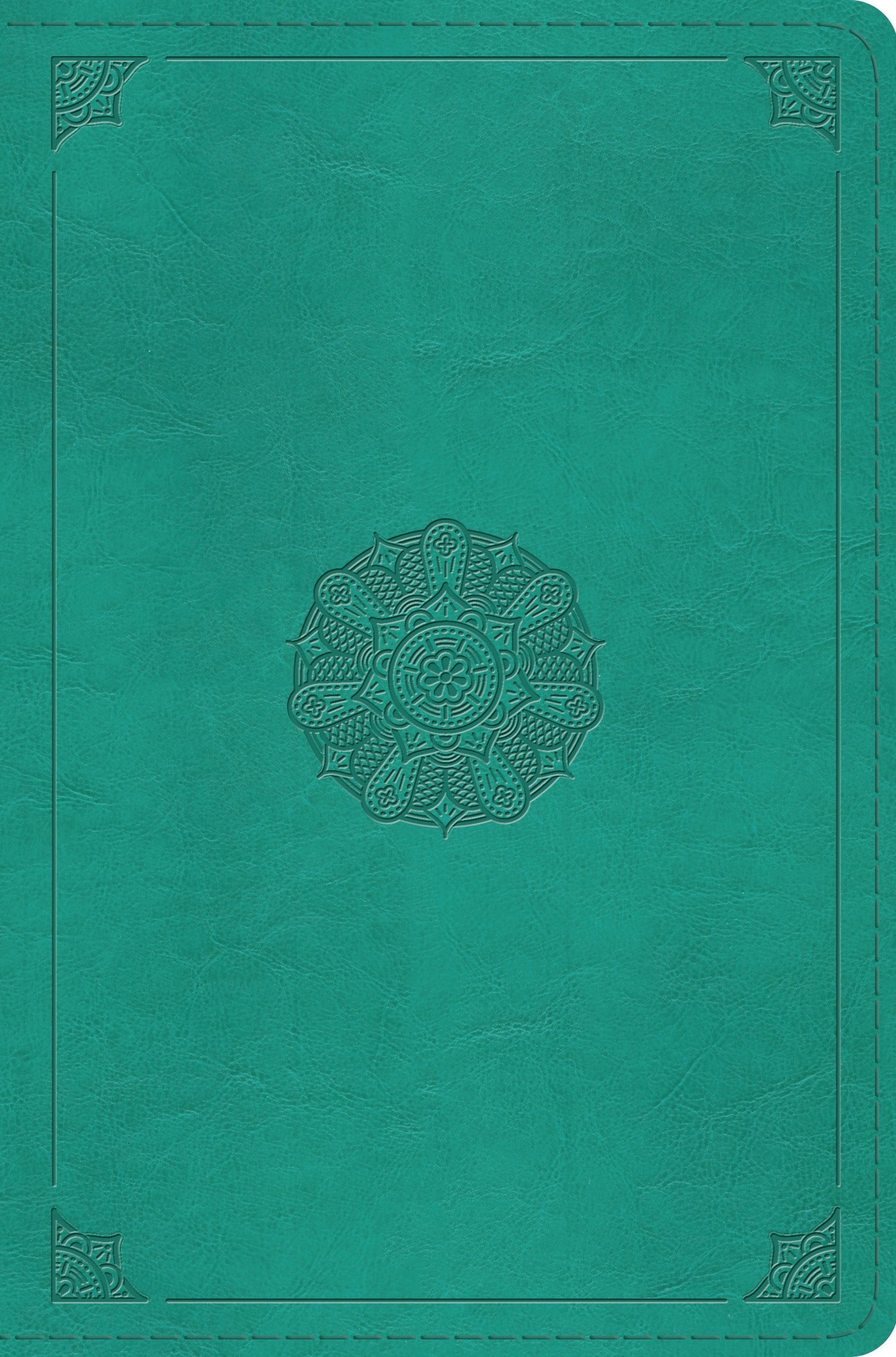 ESV Compact Bible, Turquoise, Emblem Design