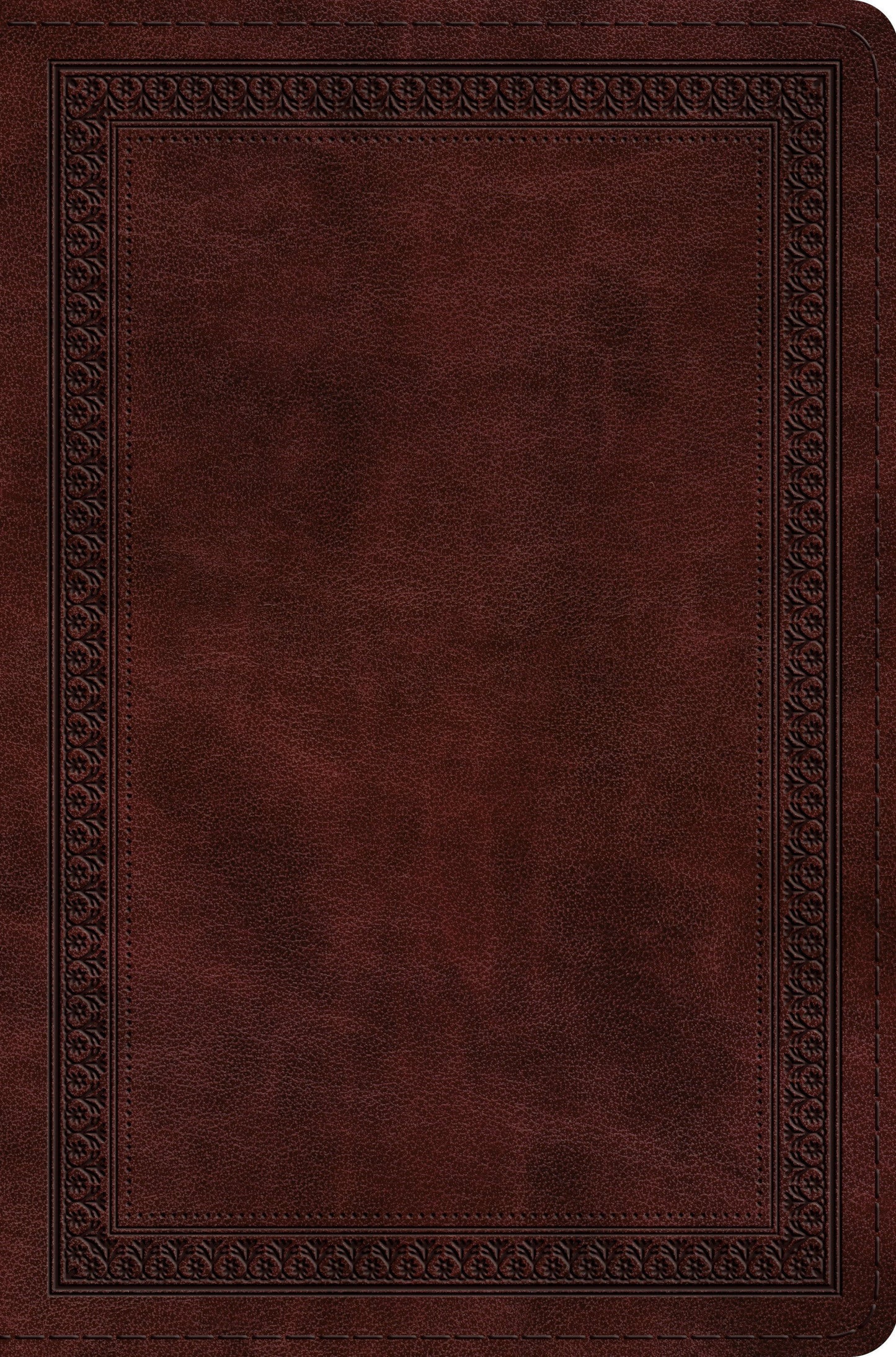ESV Compact Bible, Mahogany, Border Design