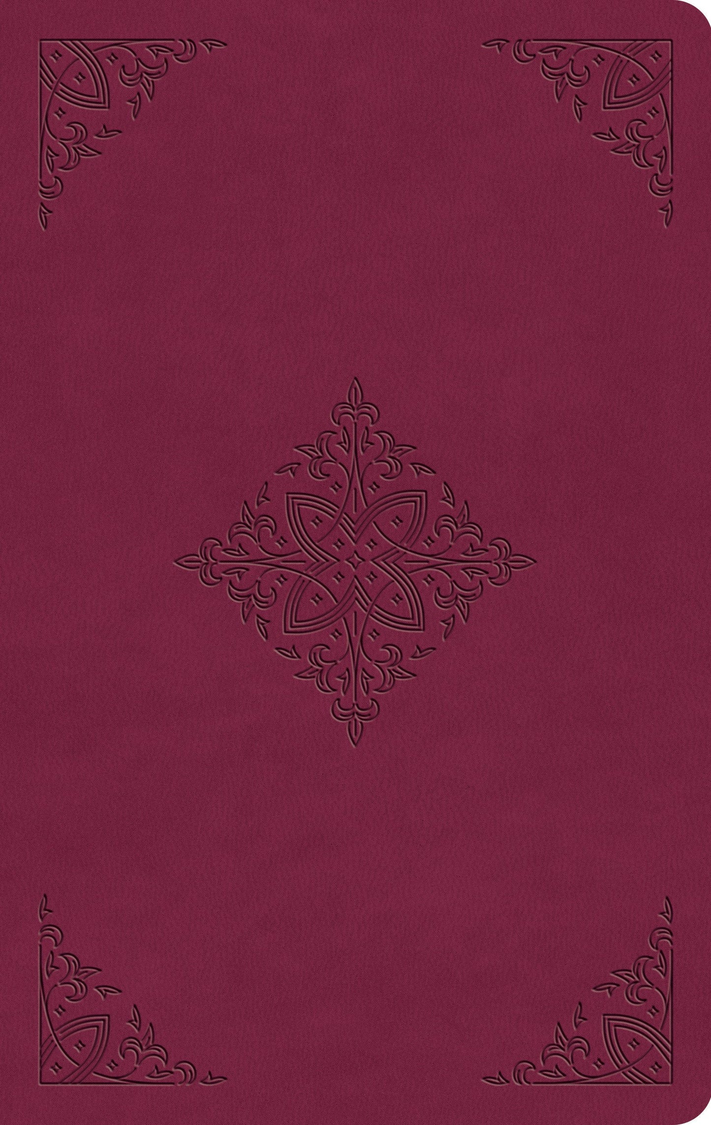 ESV Value Thinline Bible (Trutone, Raspberry, Fleur-De-Lis Design)