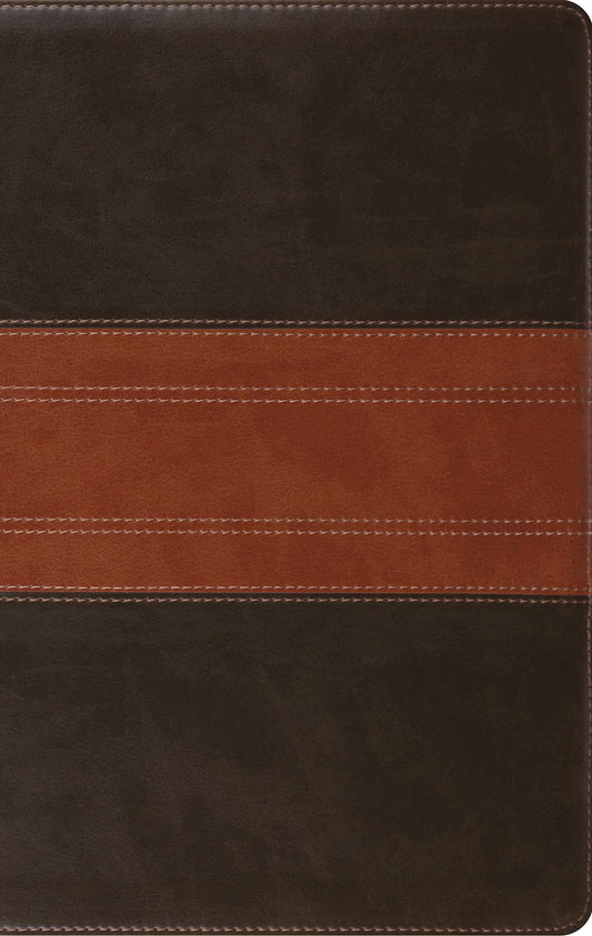 ESV Large Print Personal Size Bible (Buffalo Leather, Deep B