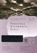 KJV Personal Reference Bible Black Bonded Leather - N/A - Re-vived.com