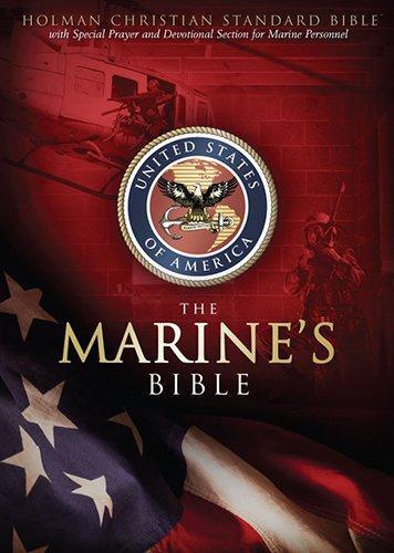 HCSB Marine's Bible, Simulated Leather (Burgundy) - Holman Bible Editorial Staff - Re-vived.com