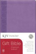 KJV Gift Bible Premium Edition Purple Simulated Leather - N/A - Re-vived.com