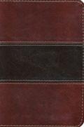 KJV Compact Ultrathin Bible Mahogany LeatherTouch - N/A - Re-vived.com