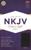 NKJV Deluxe Gift Bible Black LeatherTouch - N/A - Re-vived.com