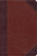 KJV Large Print Personal Size Reference Bible Classic Mahogany LeatherTouch - N/A - Re-vived.com