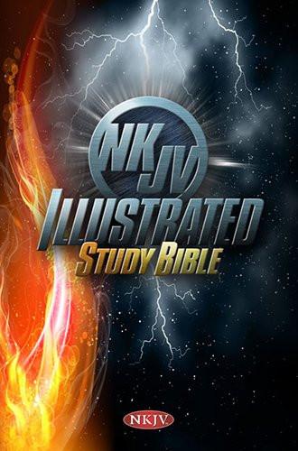 NKJV Illustrated Study Bible For Kids Cosmos Edition Hardback - N/A - Re-vived.com