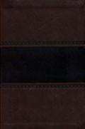 NKJV Large Print Personal Size Reference Bible Brown and Chocolate LeatherTouch - N/A - Re-vived.com