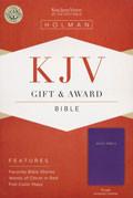KJV Gift And Award Bible Purple Imitation Leather - N/A - Re-vived.com