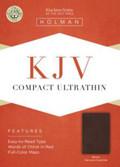 KJV Compact Ultrathin Bible Brown Genuine Leather - N/A - Re-vived.com