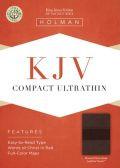 KJV Compact Ultrathin Bible Brown/Chocolate LeatherTouch - N/A - Re-vived.com