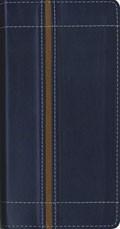 NIV Trimline Blue/Tan Italian Duo-Tone BIble - N/A - Re-vived.com