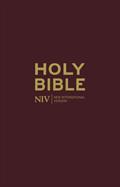 NIV Deluxe Burgundy Leather Bible - N/A - Re-vived.com