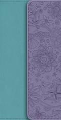 NIV Diary Turquoise/Purple Softcover Bible With Clasp - N/A - Re-vived.com