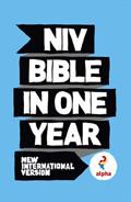 NIV Alpha Bible In One Year Hardback - N/A - Re-vived.com