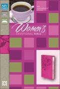 NIV Women's Devotional Bible Raspberry Italian Duo-Tone - N/A - Re-vived.com