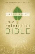 NIV Large Print Reference Bible Hardback - N/A - Re-vived.com