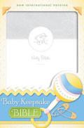 NIV Baby Keepsake Bible White Duo-Tone Flexible Cloth - N/A - Re-vived.com