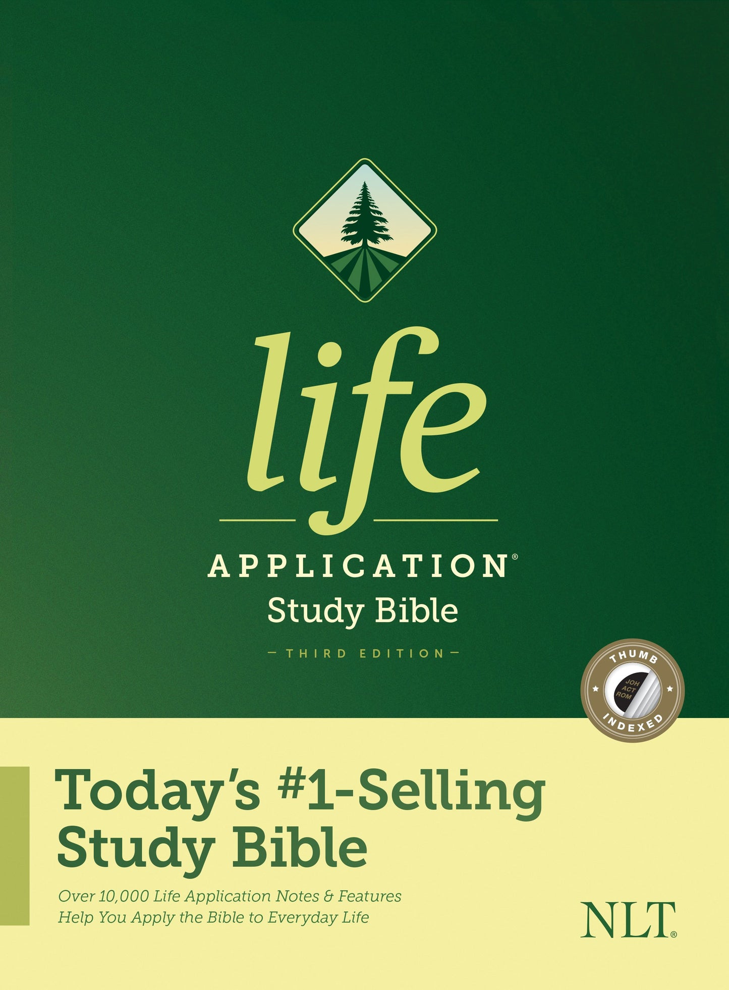 NLT Life Application Study Bible, Third Edition (Hardcover, Indexed)