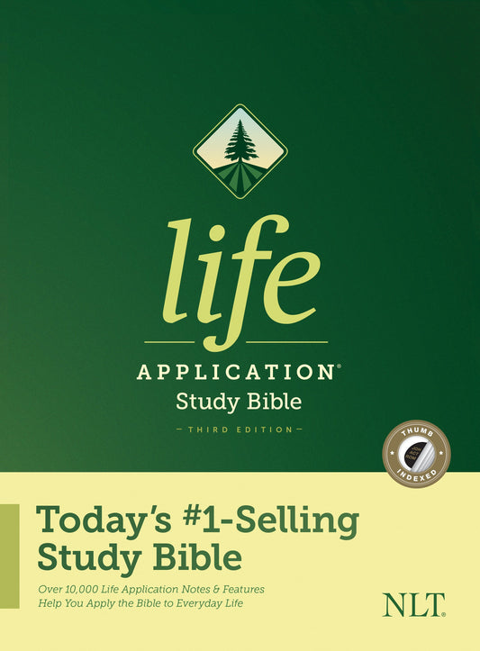 NLT Life Application Study Bible, Third Edition (Hardcover, Indexed)