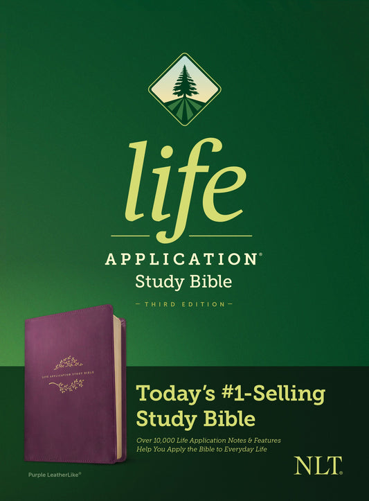 NLT Life Application Study Bible, Third Edition (Imitation Leather, Purple)