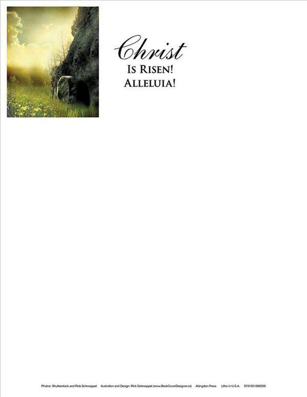 Christ Sunrise Easter Letterhead (Pkg of 50)