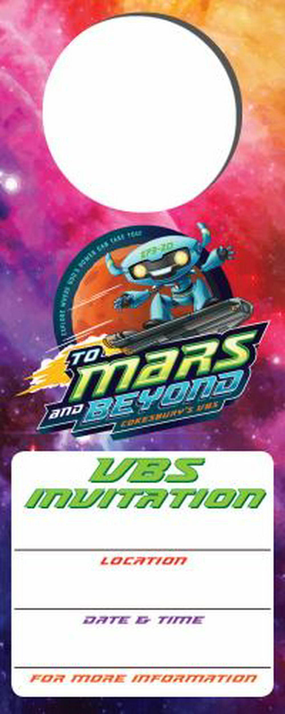 VBS 2019  Promotional Door Hangers (Pkg of 24)