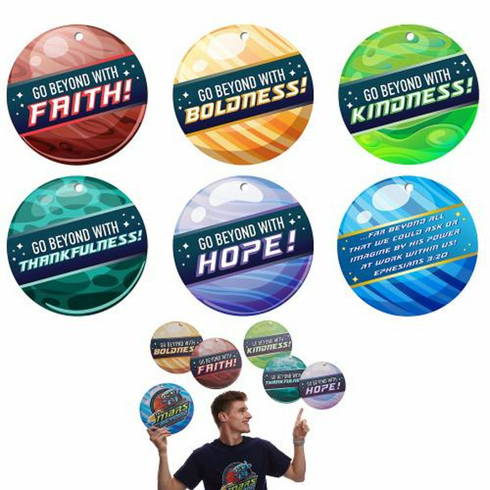 VBS 2019  Power Launcher Decorating Mobiles (Pkg of 6)