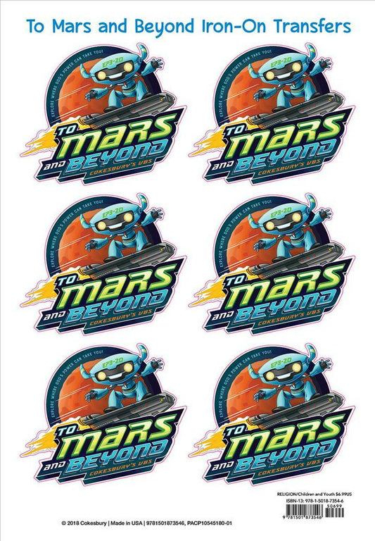 VBS 2019  Iron-On Transfers (Pkg of 12)