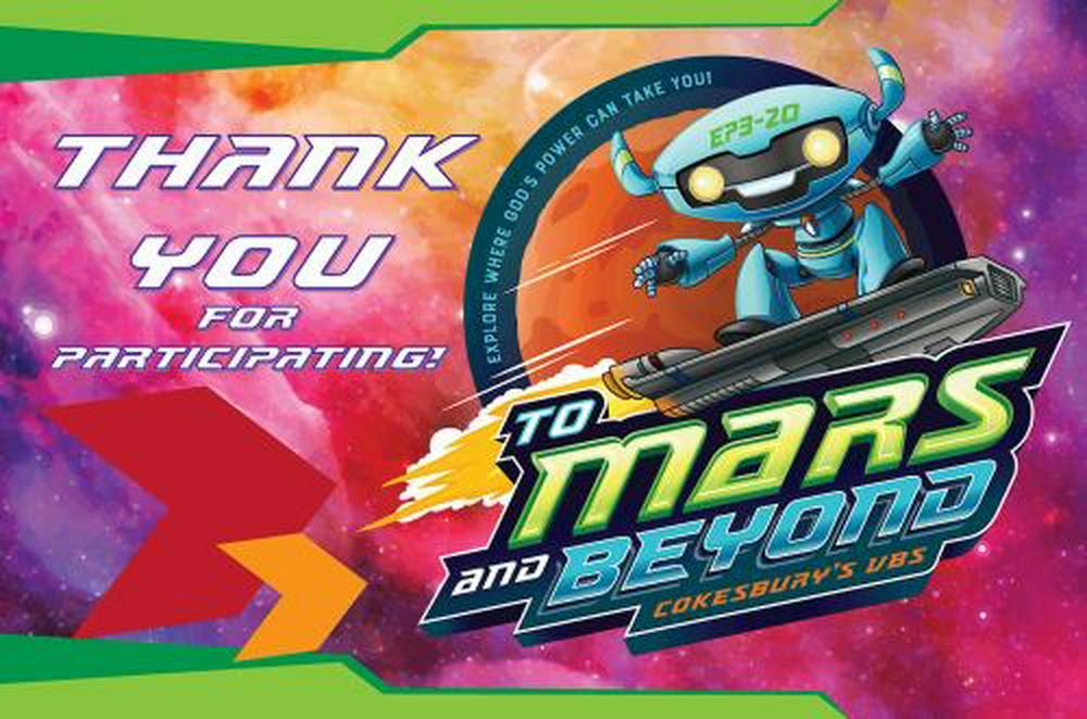 VBS 2019  Thank You Postcards (Pkg of 24)
