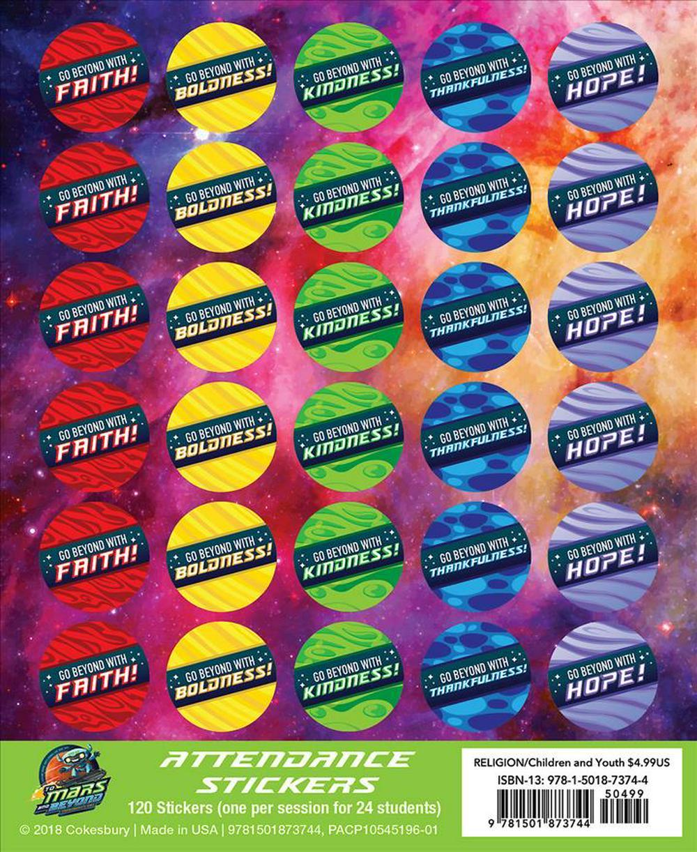 VBS 2019  Attendance Stickers (Pkg of 24)