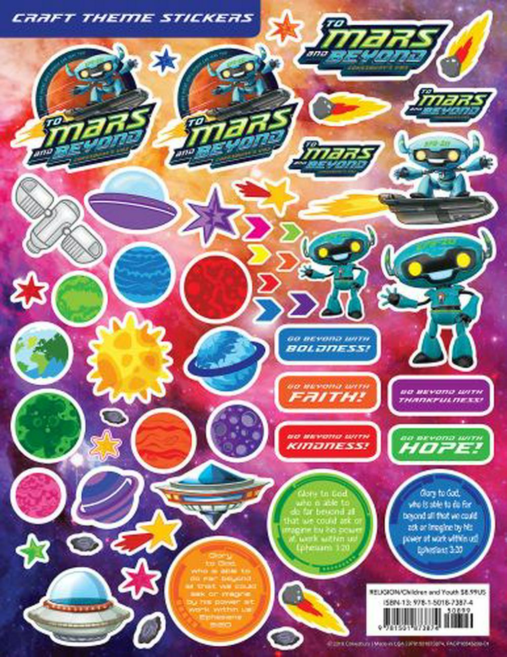 VBS 2019  Craft Theme Stickers (Pkg of 12)