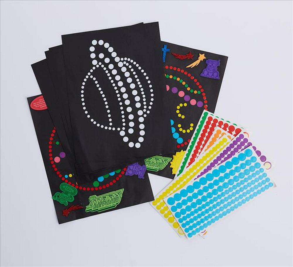 VBS 2019  Peel-and-Stick Space Art Craft Kit (Pkg of 12)