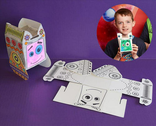 VBS 2019  Robot Bank Mission Craft (Pkg of 12)