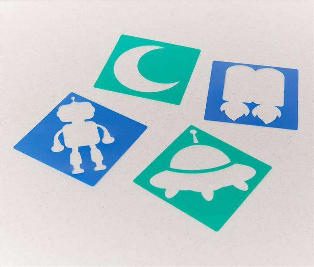VBS 2019  Space Stencils (Pkg of 12)
