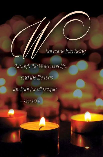 What Came Candlelighting Christmas Bulletin (Pkg of 50)