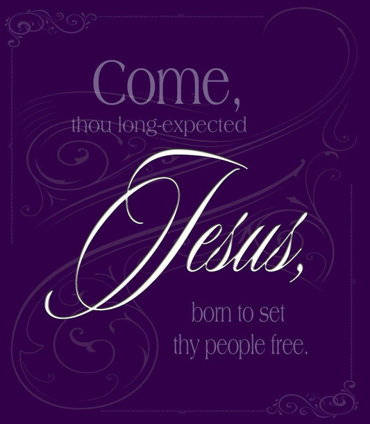 Jesus Advent Hymn Bulletin, Large (Pkg of 50)