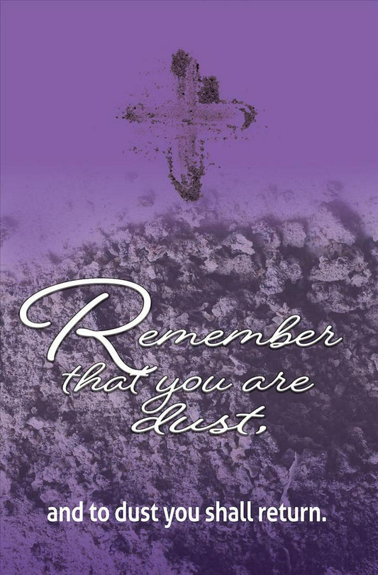 Remember Ash Wednesday Bulletin (Pkg of 50)