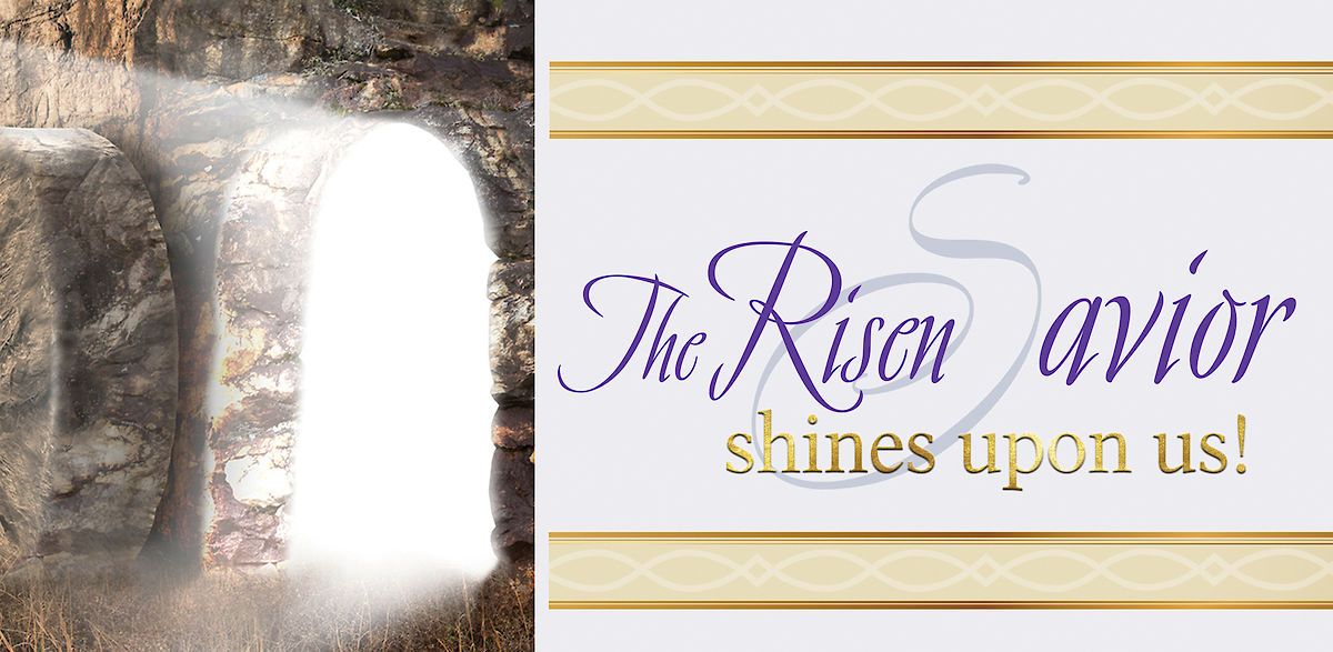 Risen Savior Sunrise Easter Offering Envelope (Pkg of 50)