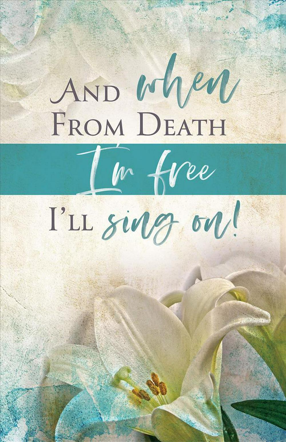 I'll Sing On Easter Sunday Bulletin (Pkg of 50)