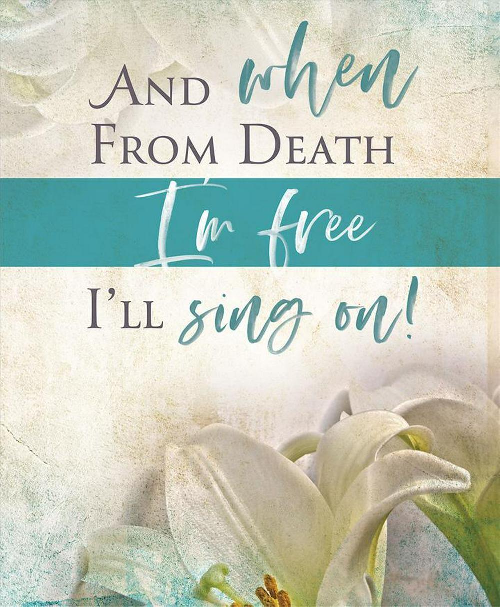 I'll Sing On Easter Sunday Bulletin Large (Pkg of 50)