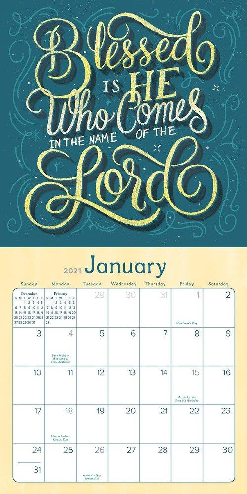 2021 Mini Wall Calendar: We Are So Blessed